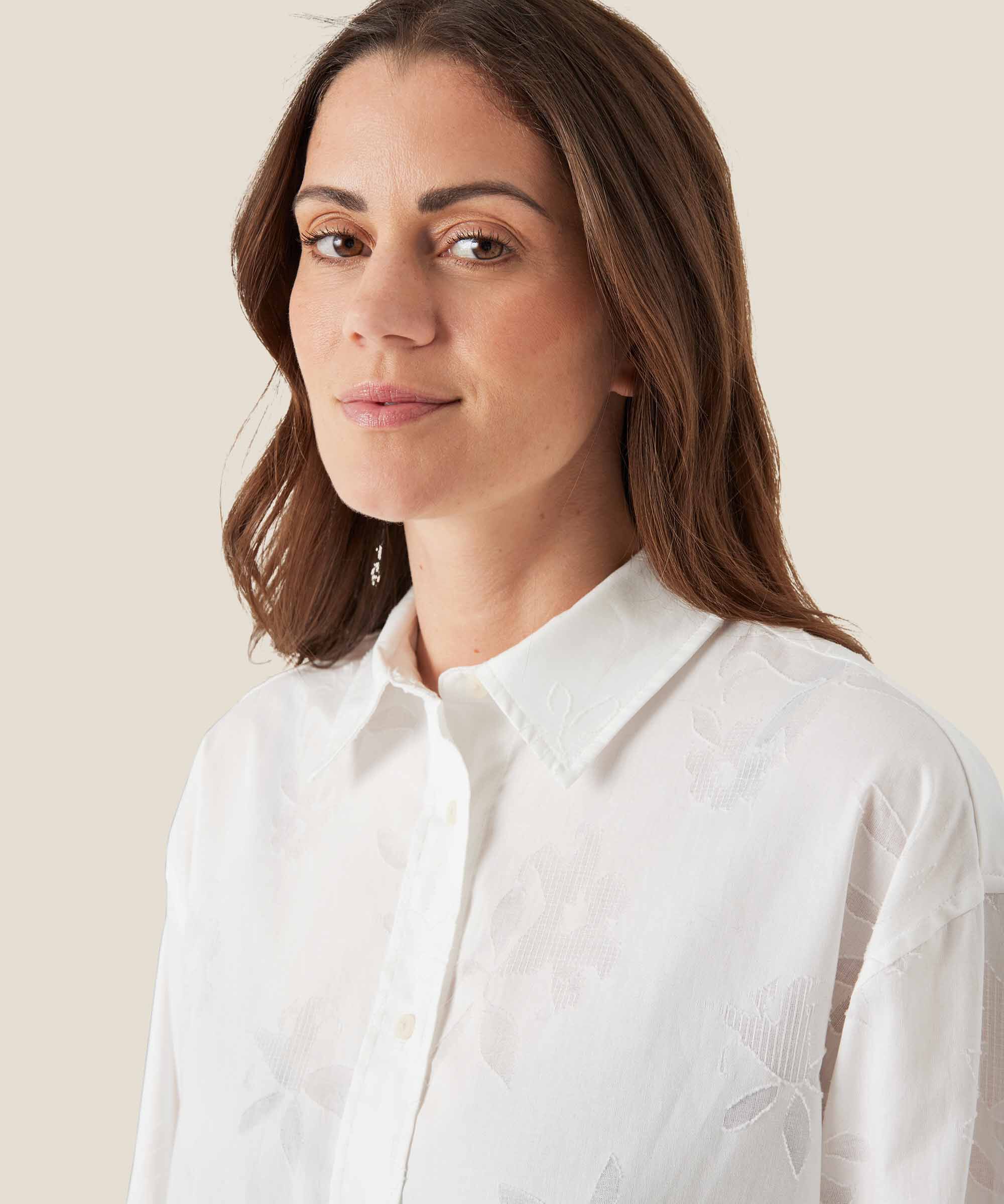 Idette Skjorte, White