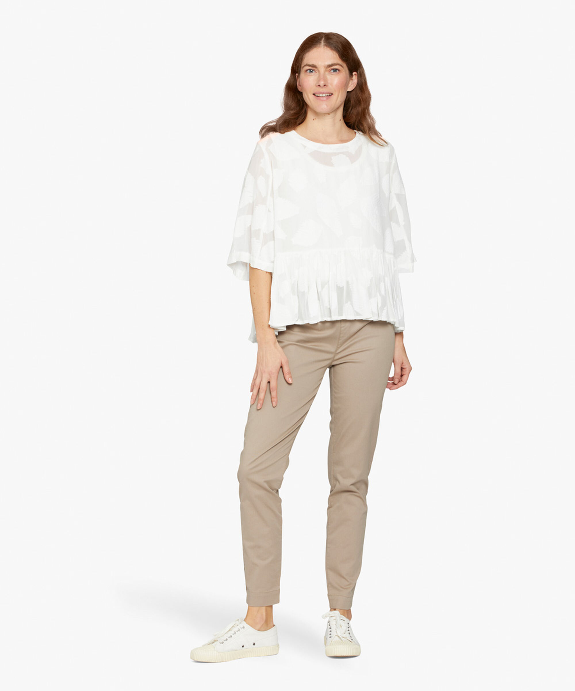 DELFINA TOP, Cream