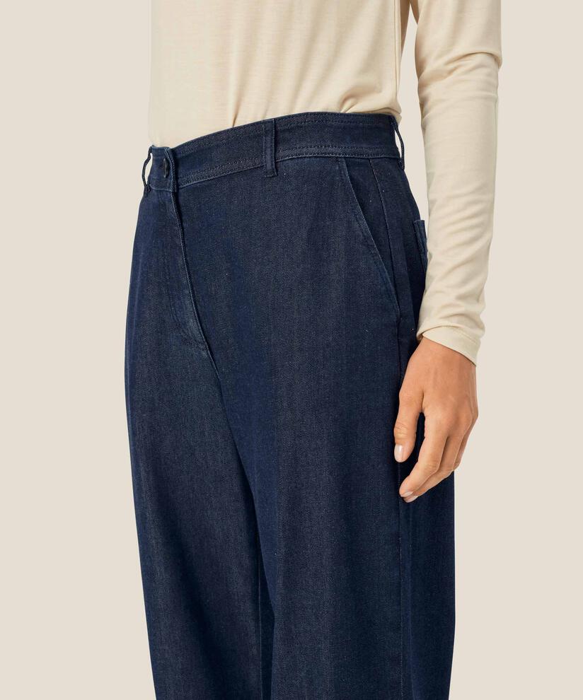 Ponita Denim Bukser, Dark Denim