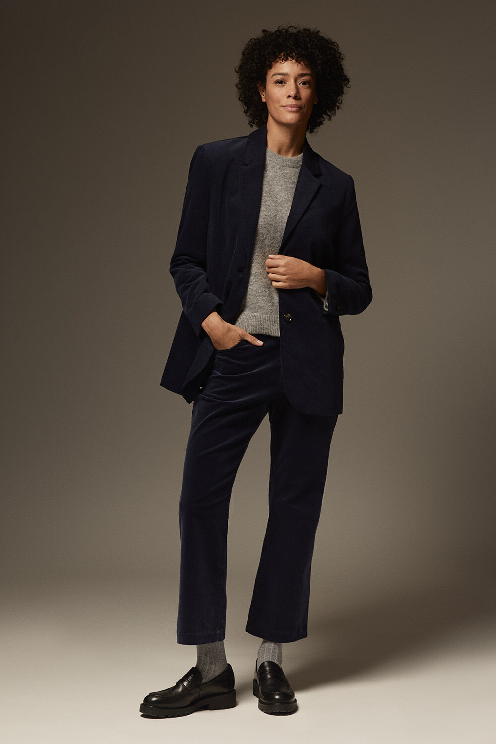 Jaxi Jakke - Navy Blazer, Portisca Bukser - Navy Blazer