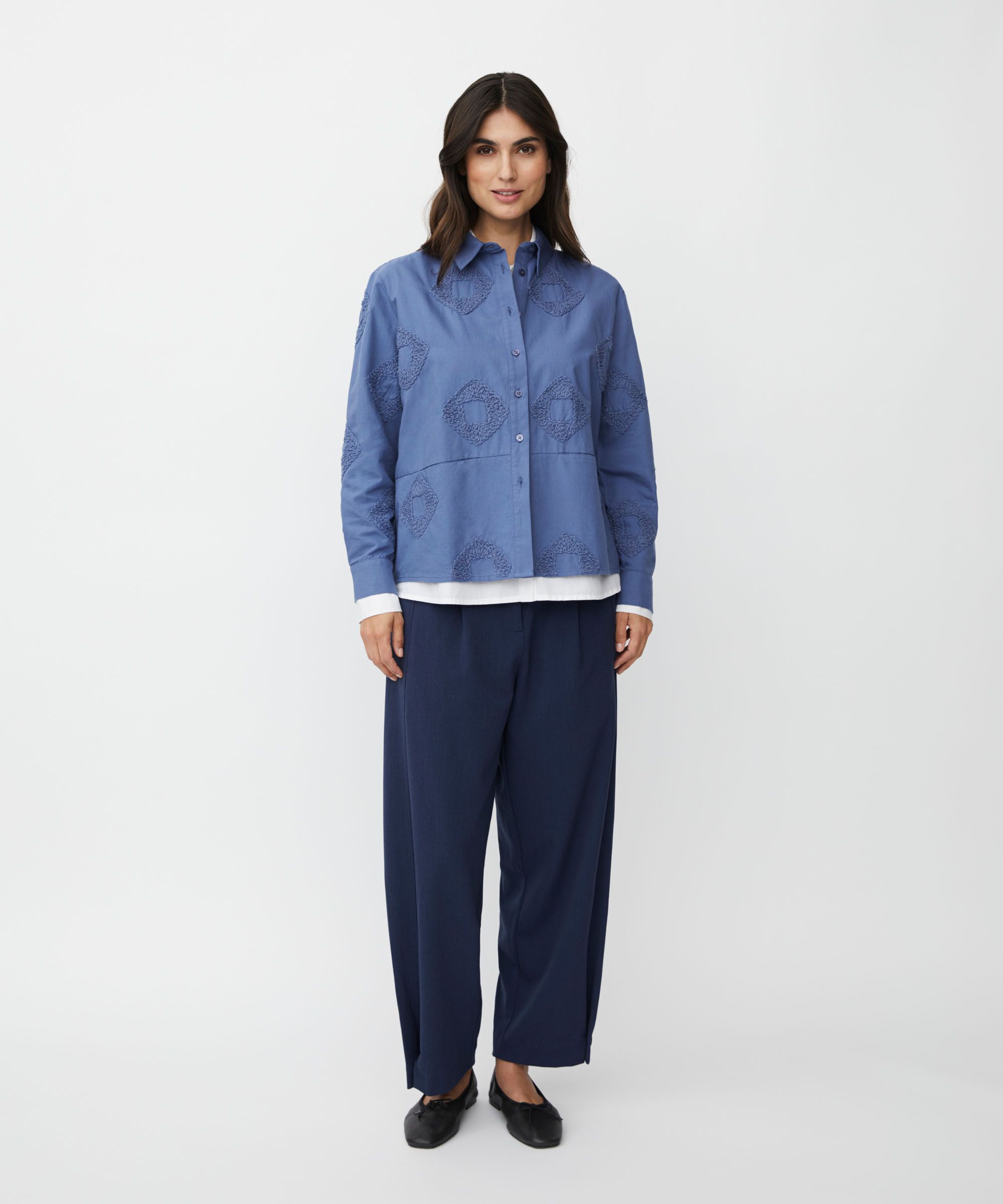 Inanne Skjorte, Bijou Blue