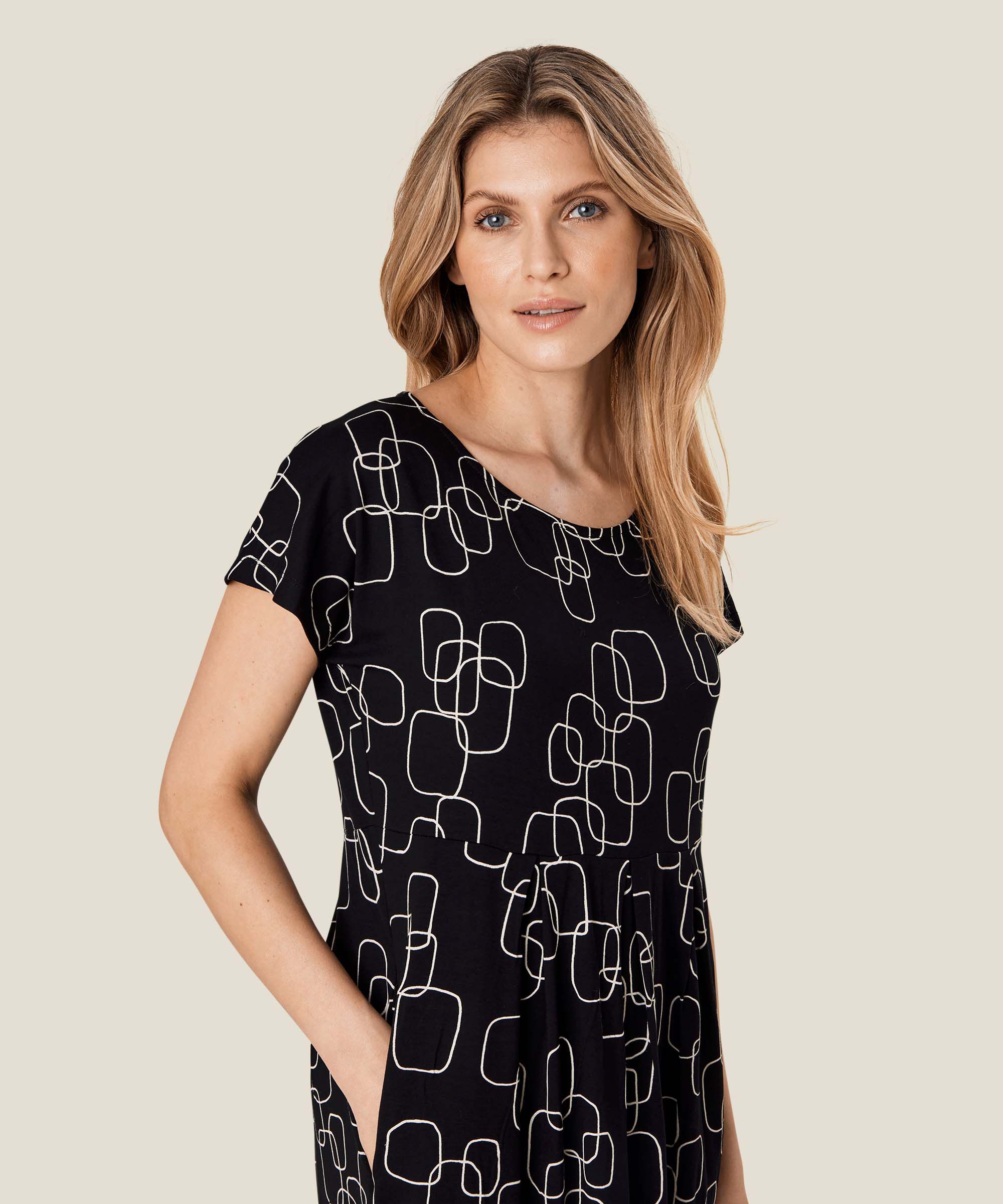 Olnia JERSEY Kjole, Black