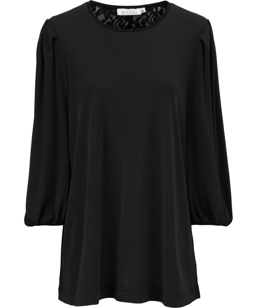 BINTA JERSEY TOP, Black, hi-res