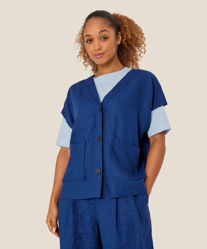 Idoro Skjorte, Navy Peony