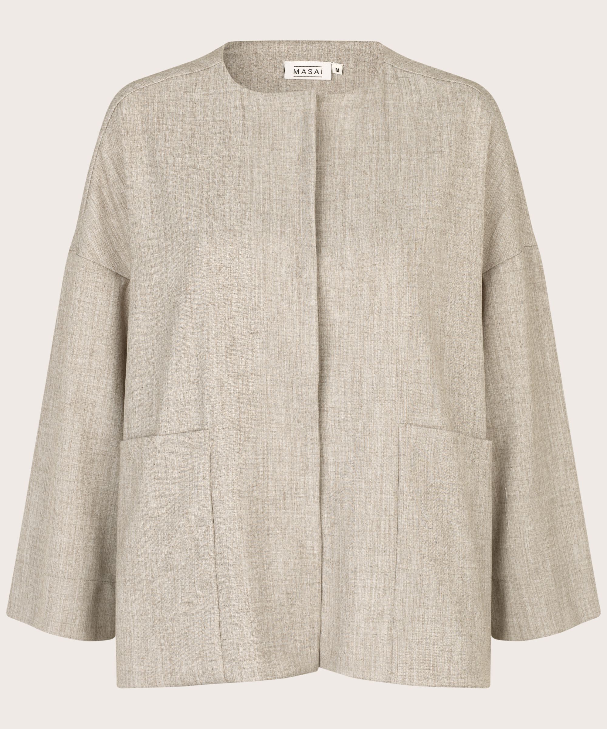 Journee Jakke, Beige melange