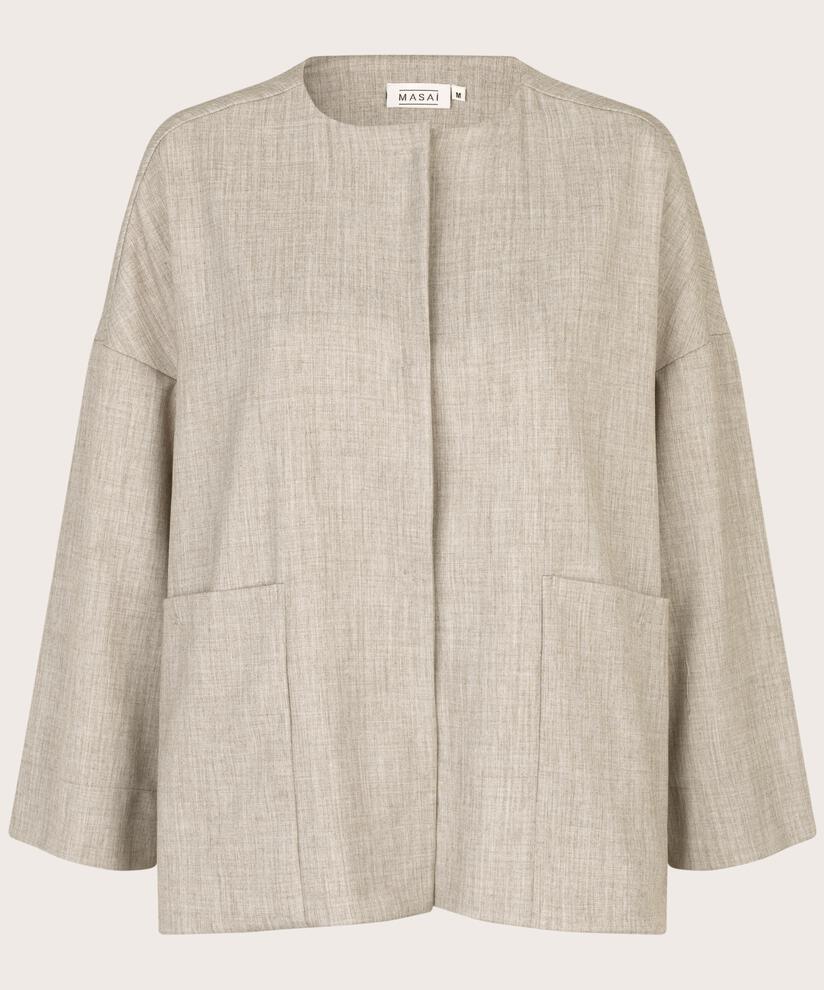 Journee Jakke, Beige melange