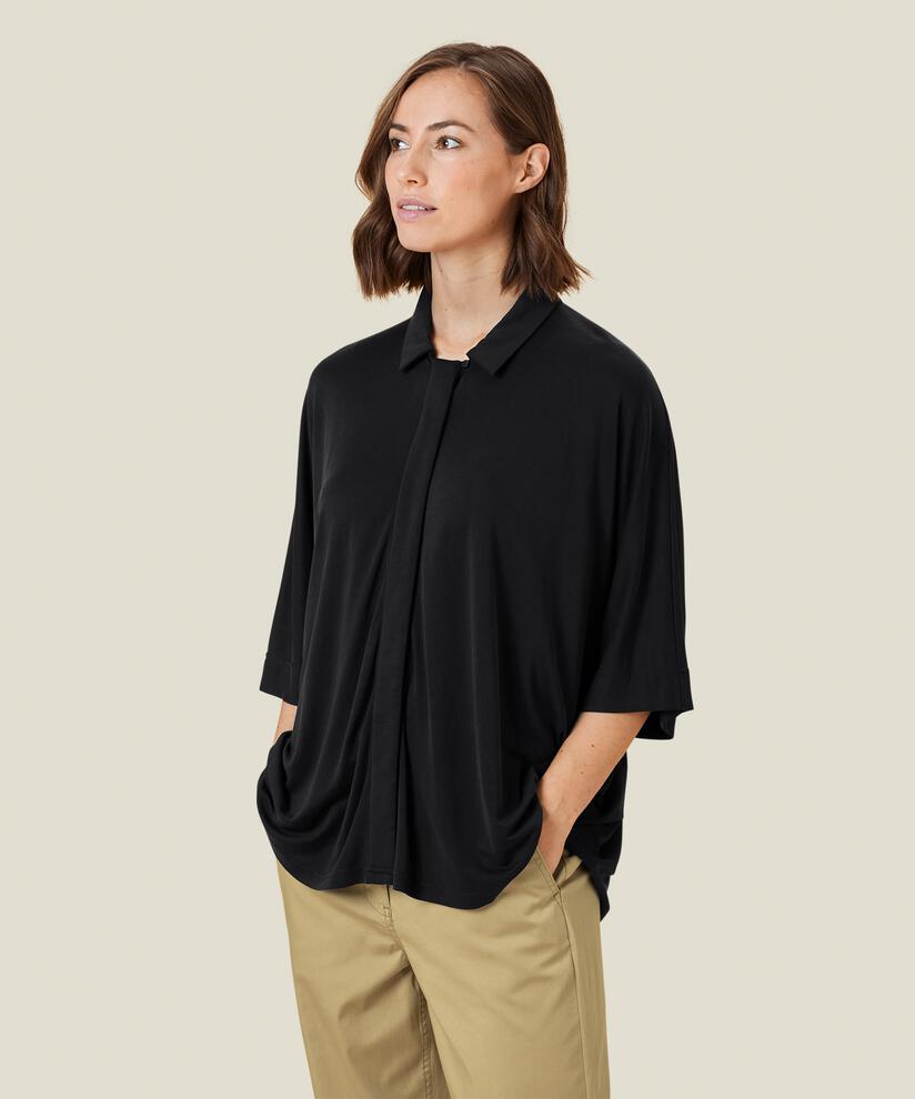 Irana JERSEY Skjorte, Black