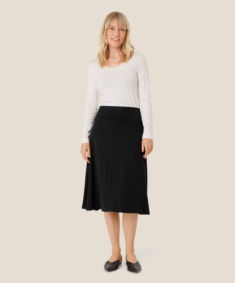 Saba JERSEY Nederdel, Black
