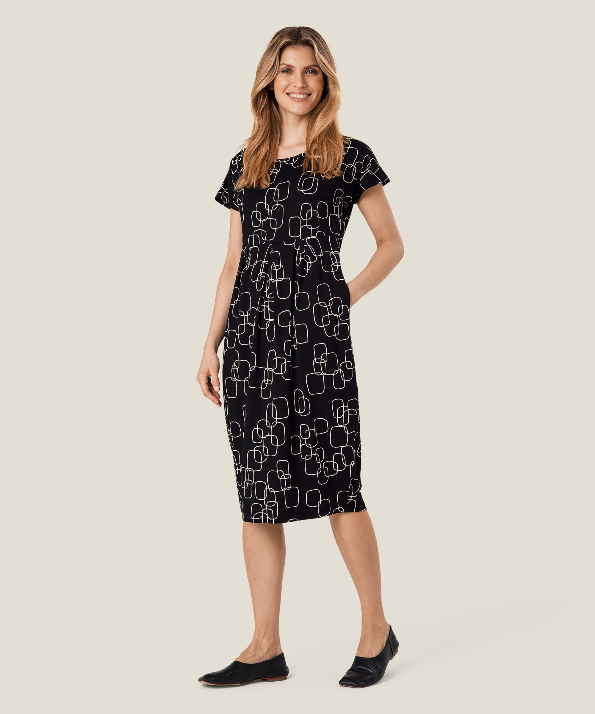 Olnia JERSEY Kjole, Black