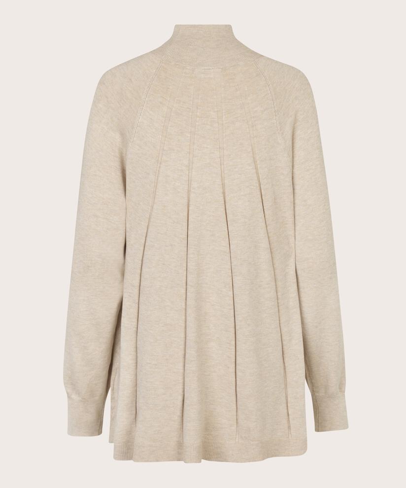 Funse Top, L beige mel