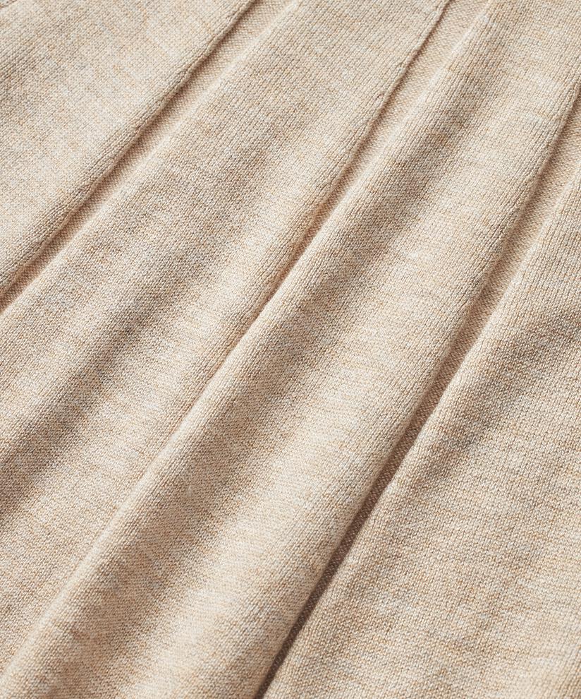 Funse Top, L beige mel