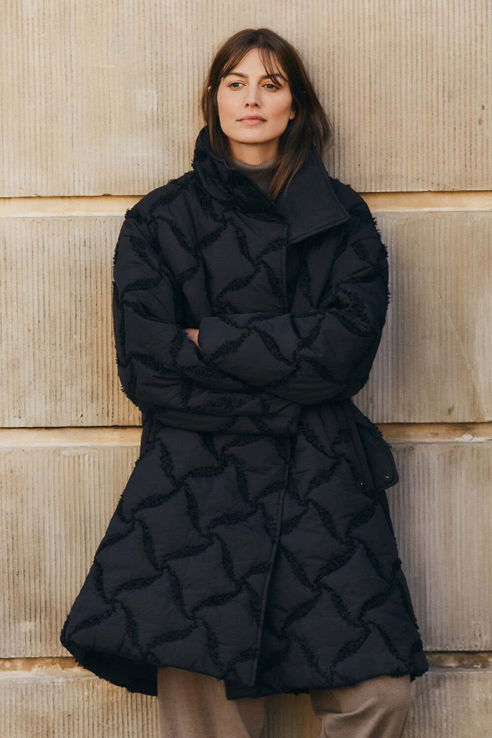 Tynessa frakke - Black