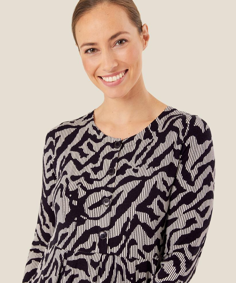 Nilana JERSEY Kjole, Black