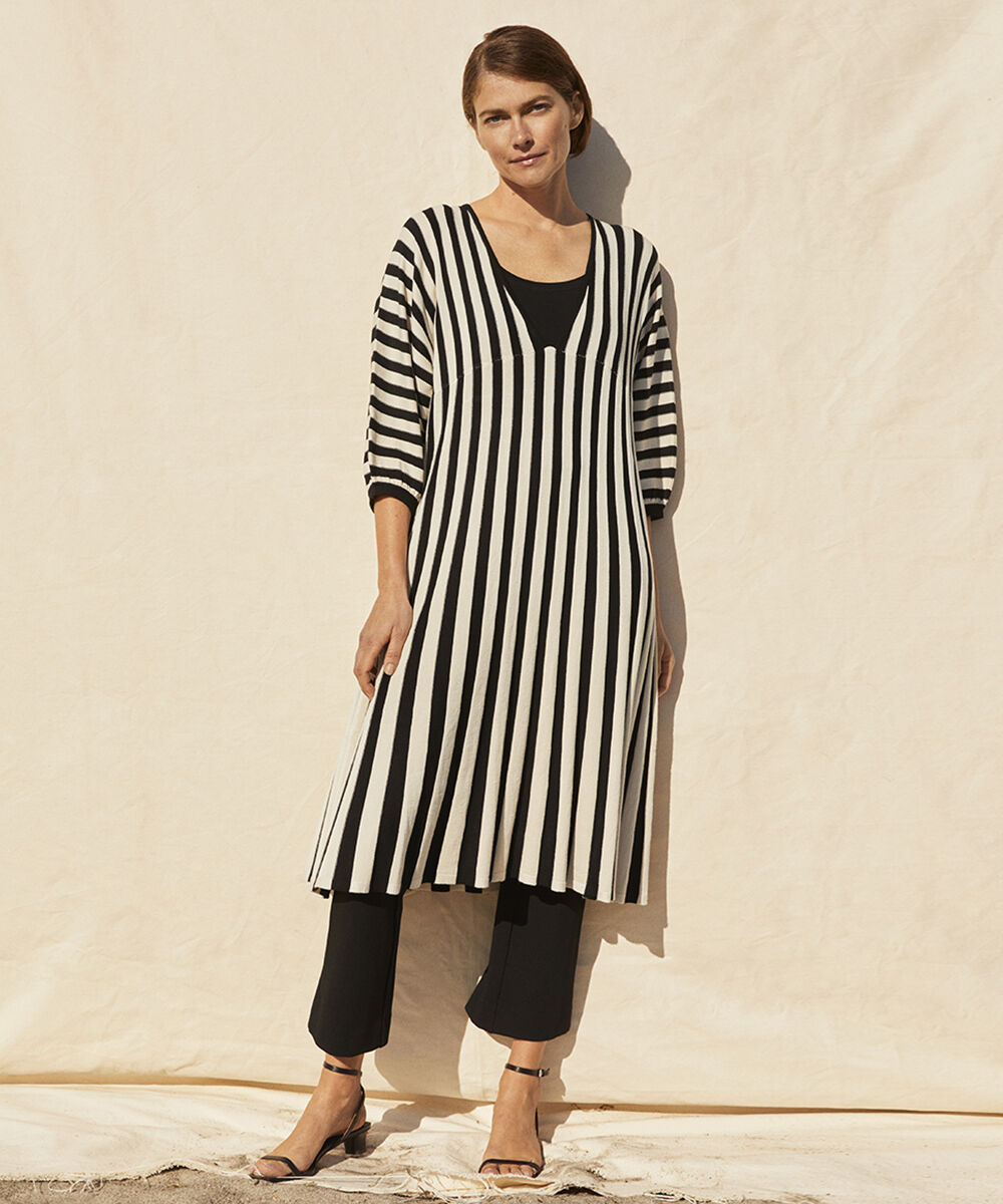 NAVANA KJOLE, Black/Whc