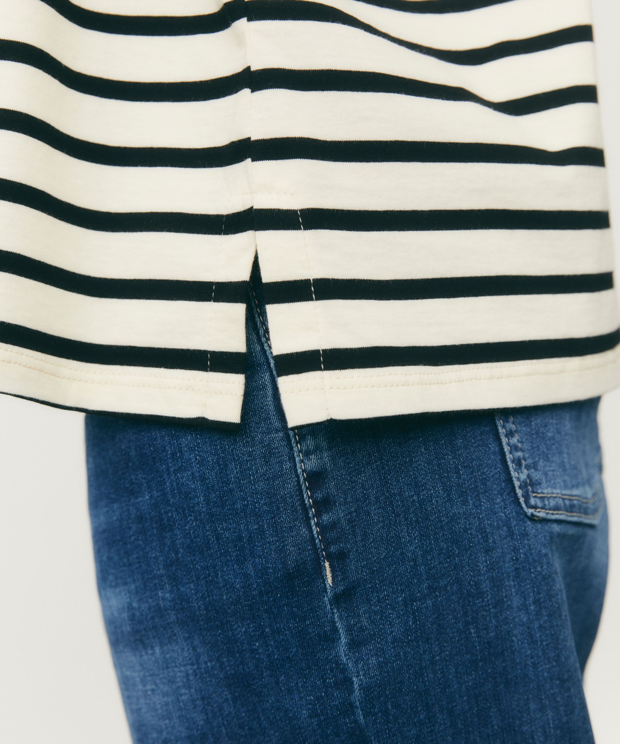 Doreann Jersey Top, Black