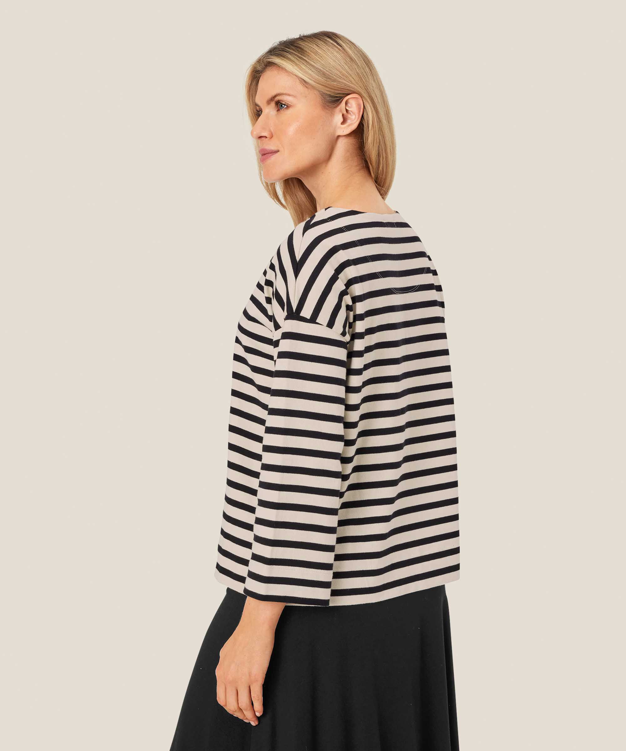 Beannie JERSEY Top, Black