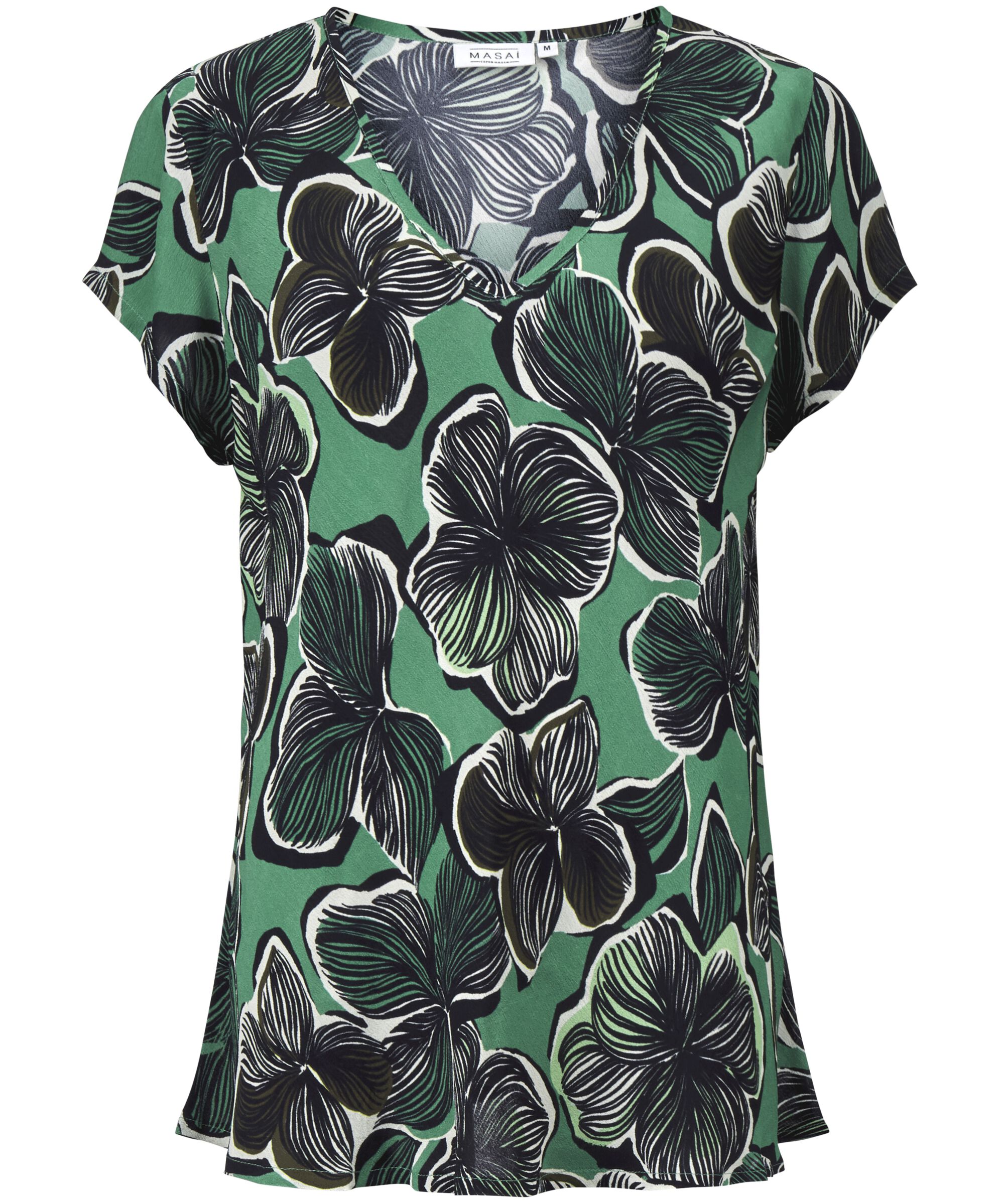 KALLO TOP, Bottle Green