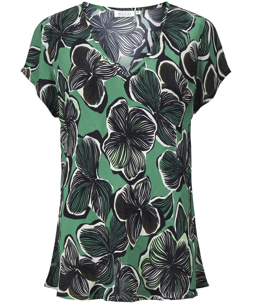 KALLO TOP, Bottle Green