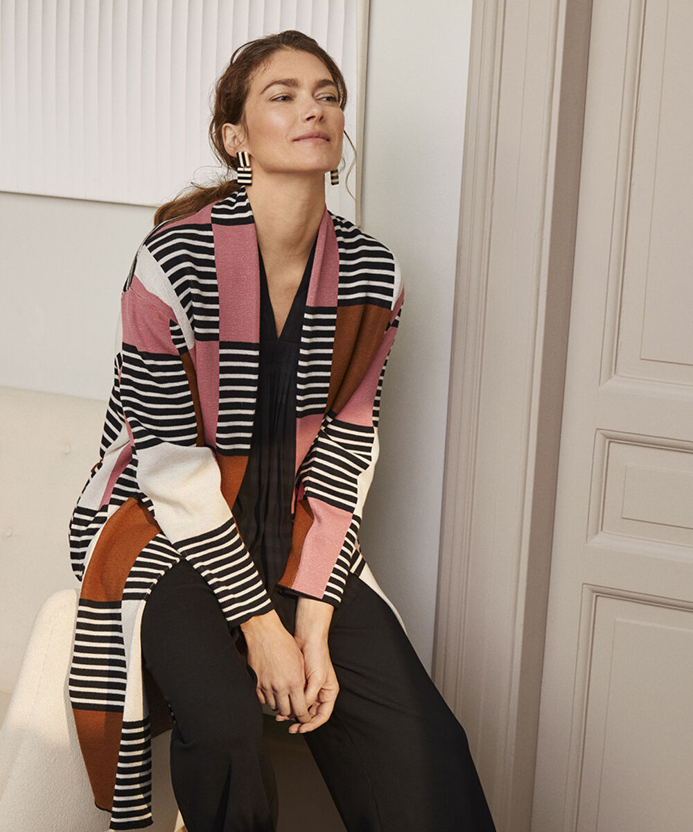 LORIKA CARDIGAN, Dusty Rose