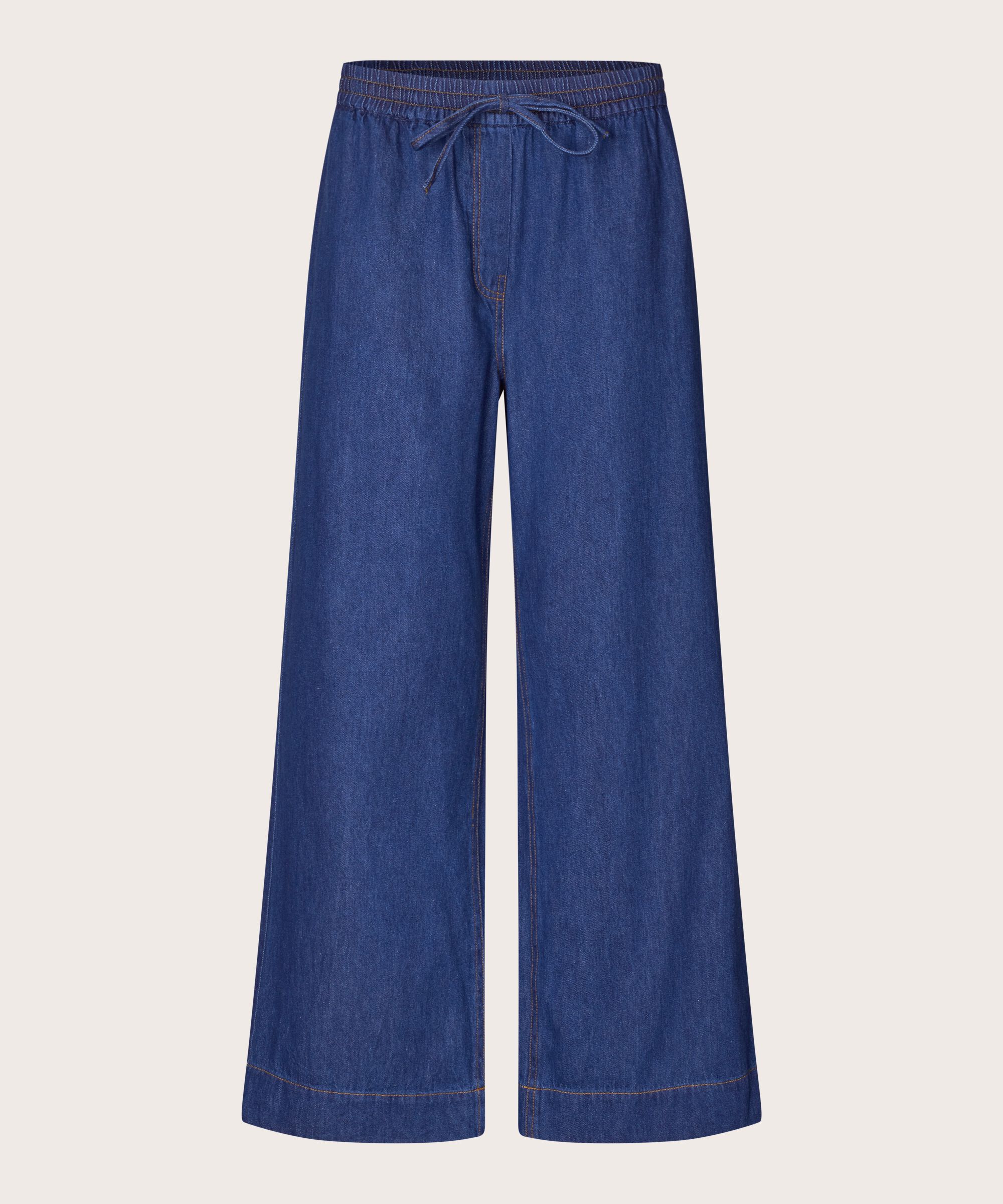 Polyxena Denim Bukser, Dark Denim