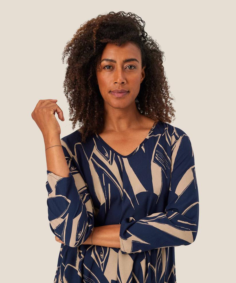 Kala Top, Navy Blazer