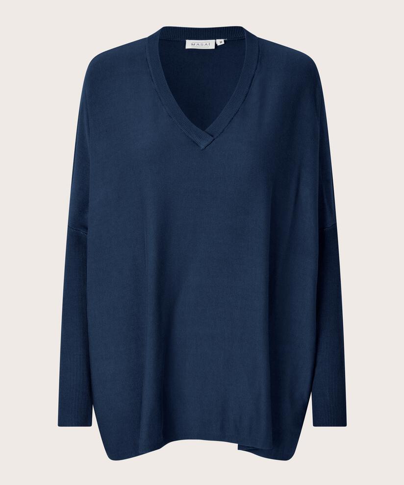 Fronia Top, Navy Blazer