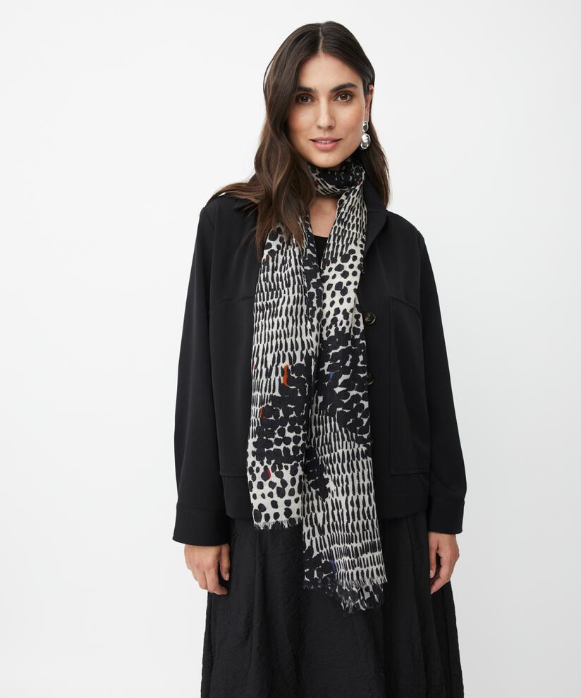 Amosai Uldtørklæde, Black