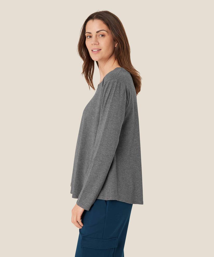 Badisna JERSEY Top, D. Grey mel.