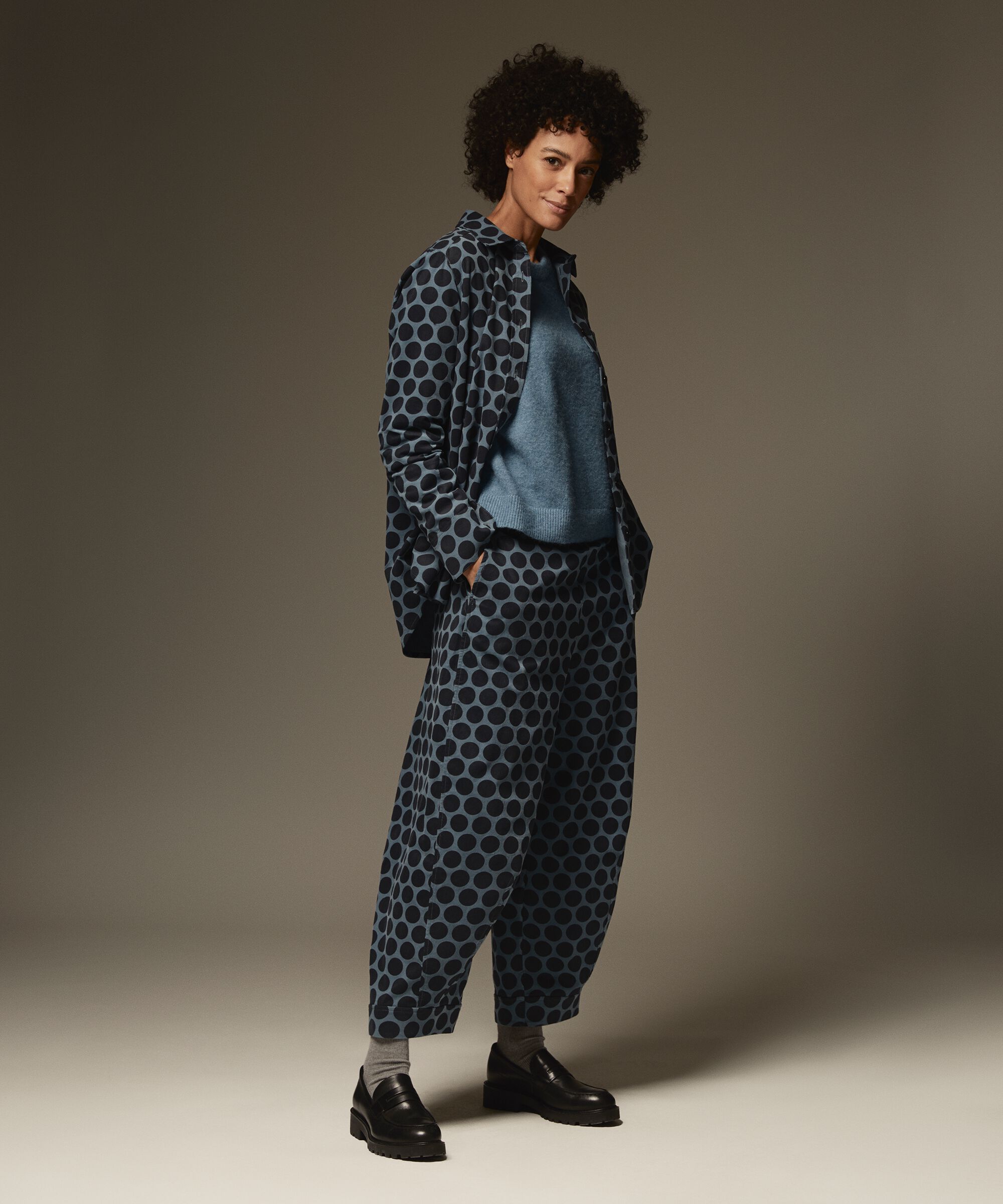 Indiba Skjorte, Navy Blazer