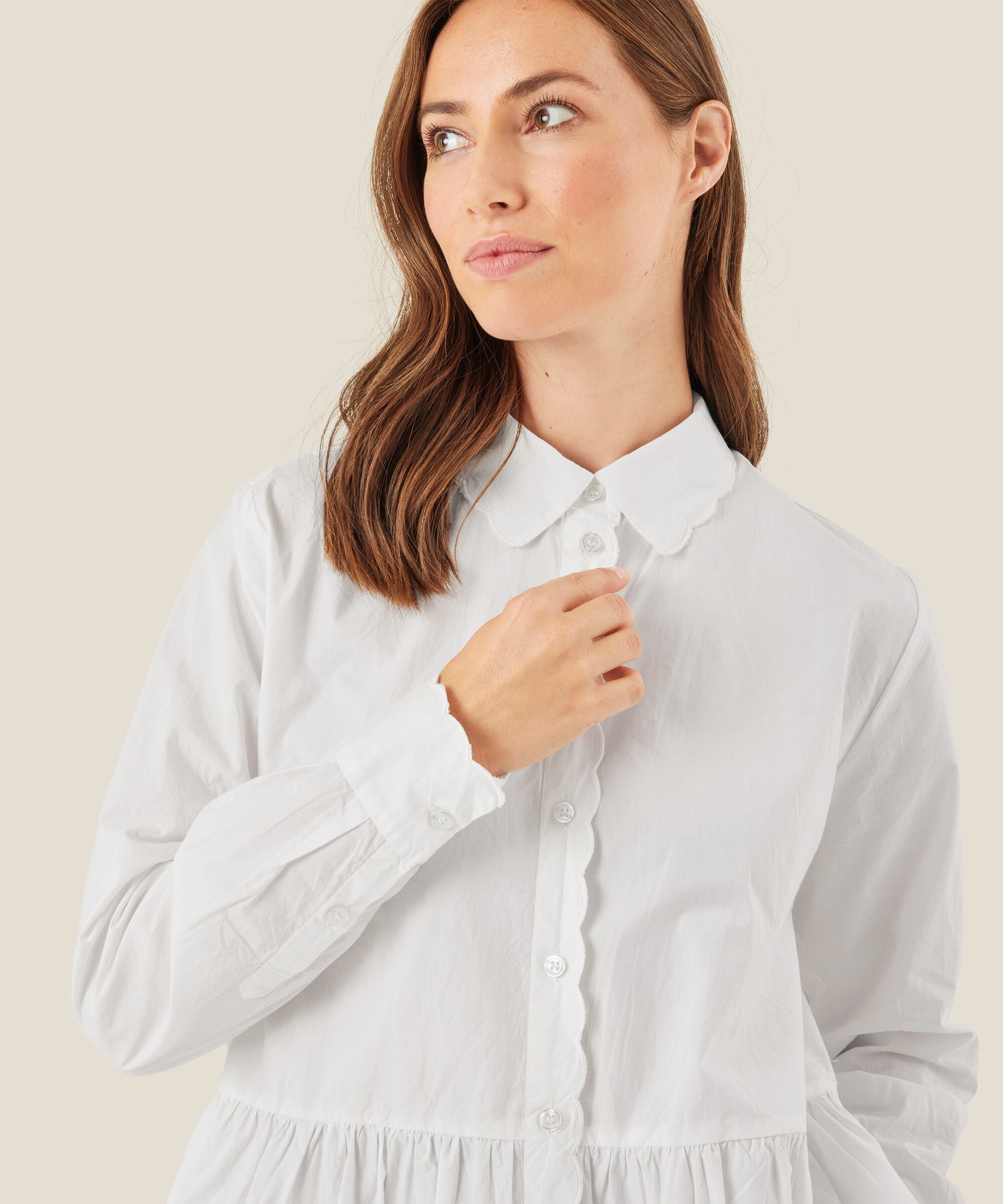 Imee Skjorte, White