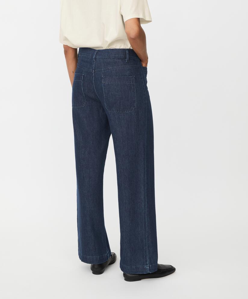 Partenope Denim Bukser, Dark Denim