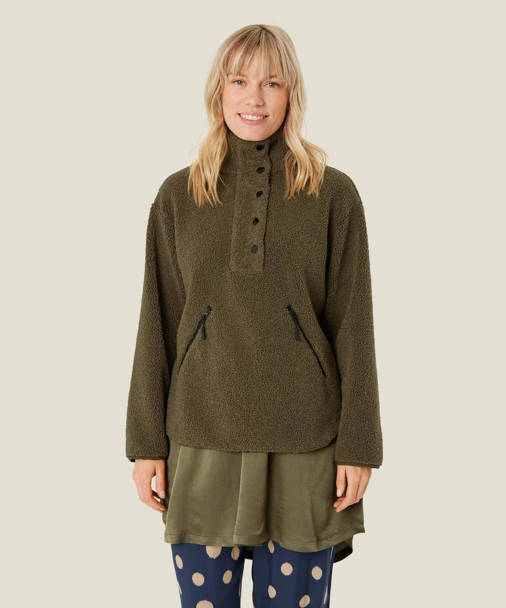 Biner Teddy Fleecetrøje, Sea Turtle