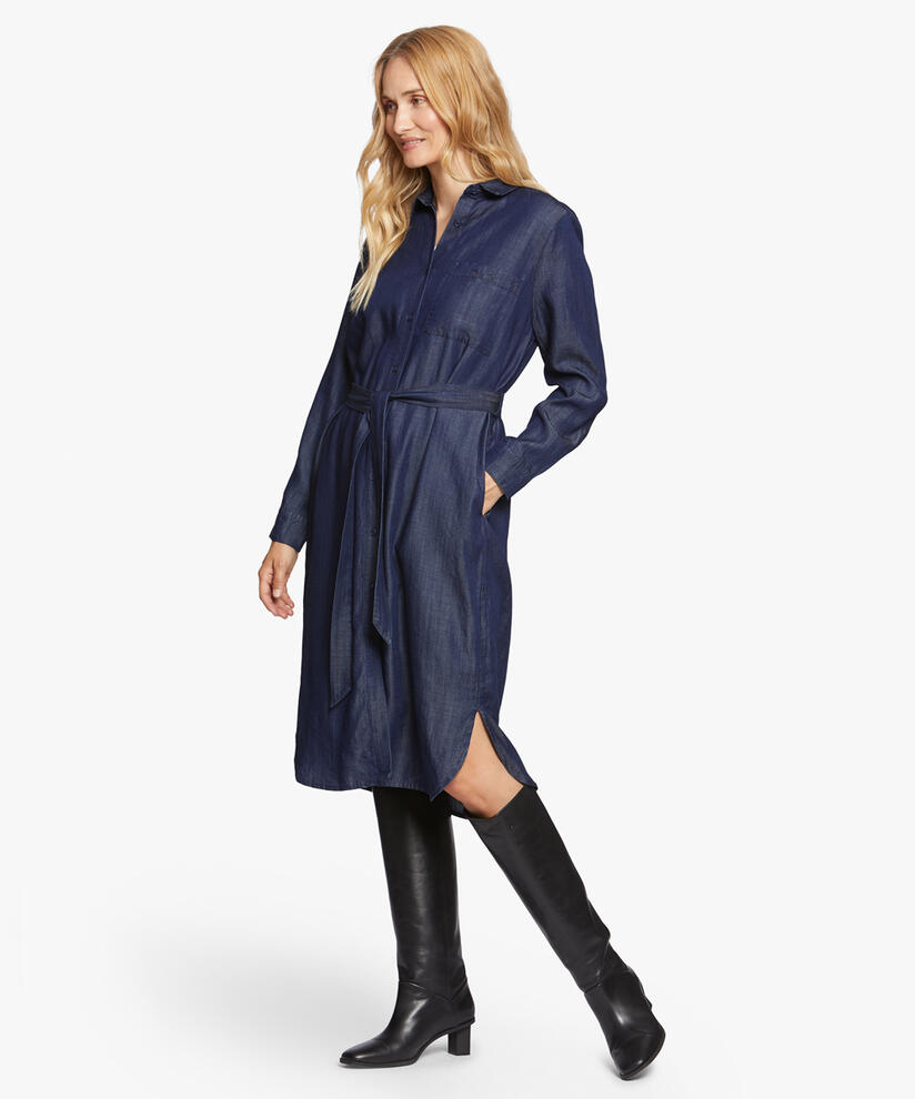 NOOR SKJORTEKJOLE, Dark Denim