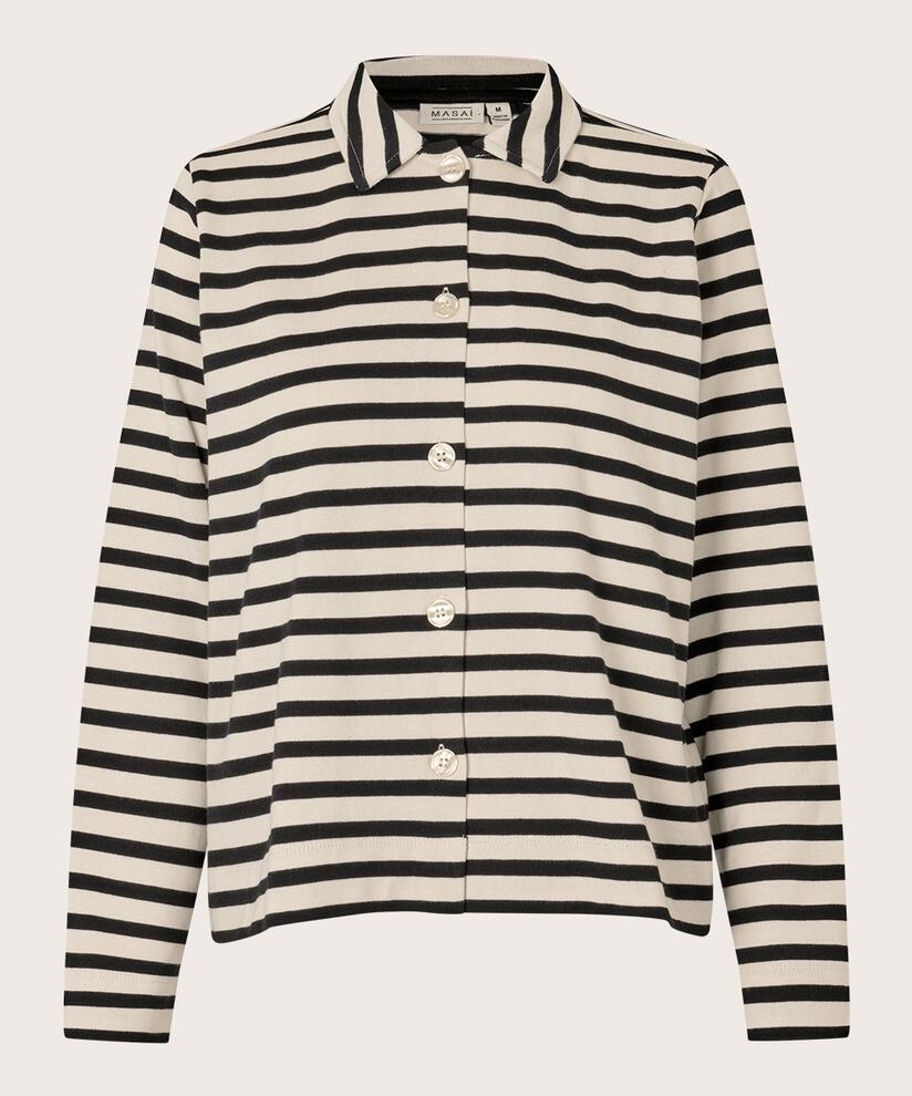 Inette JERSEY Skjorte, Black