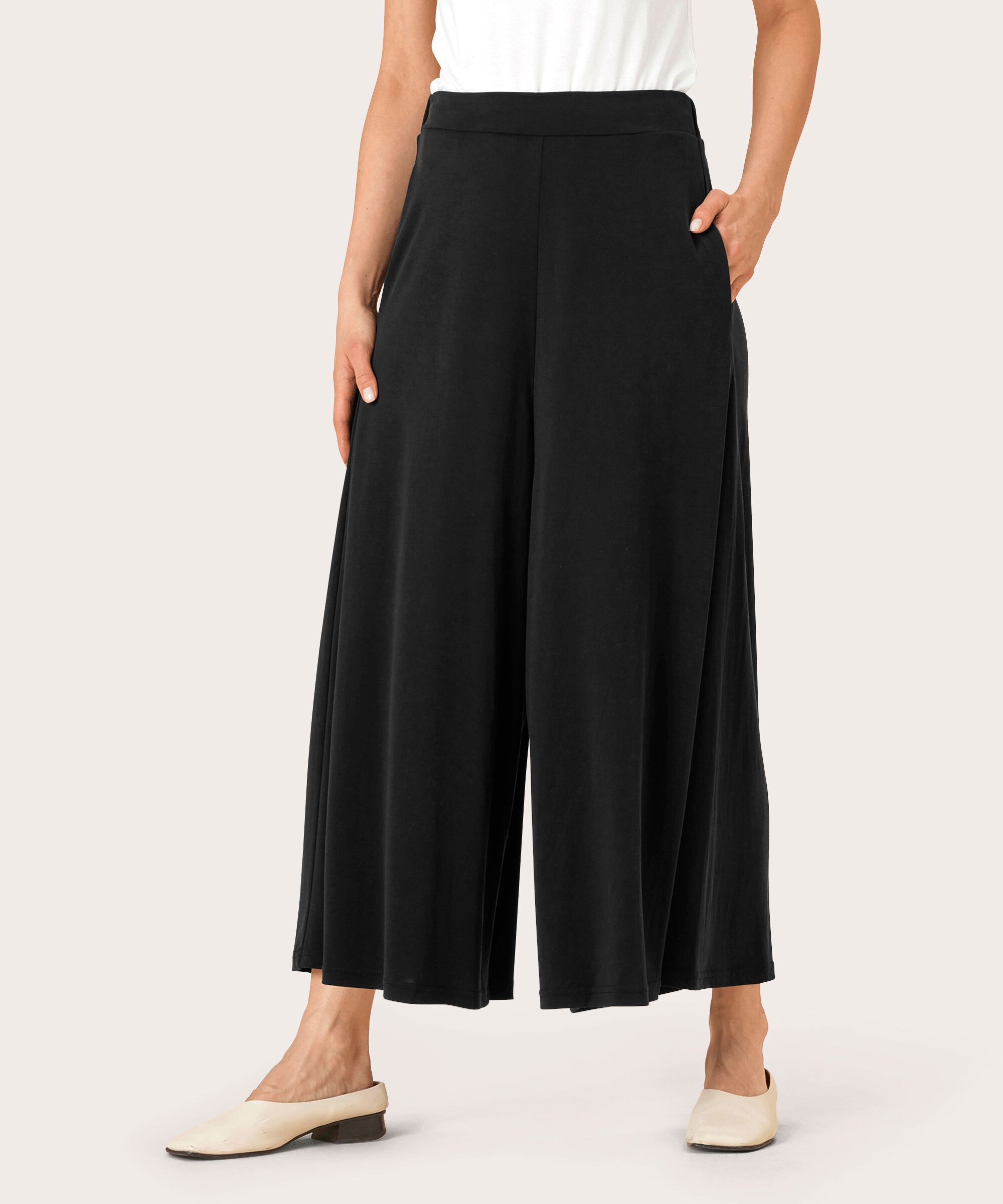 PAMELLA JERSEY BUKSER, Black