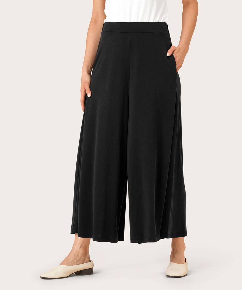 PAMELLA JERSEY BUKSER, Black