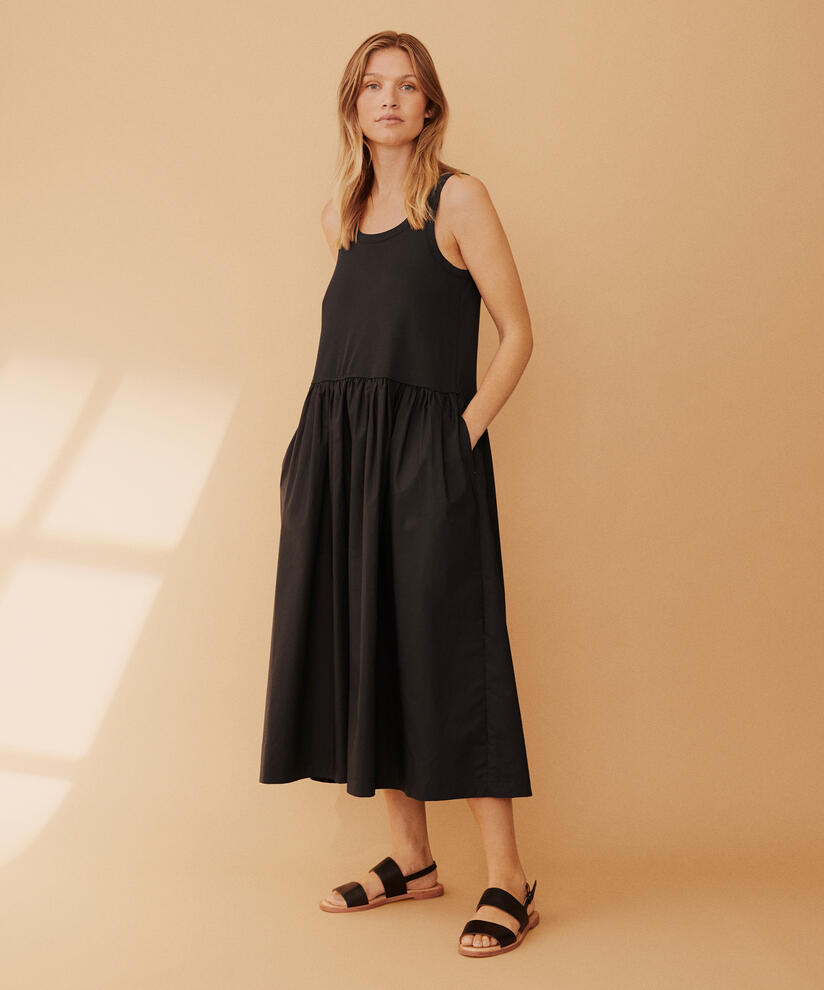 Naha JERSEY Kjole, Black