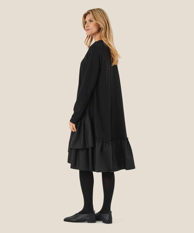 Nell JERSEY Kjole, Black