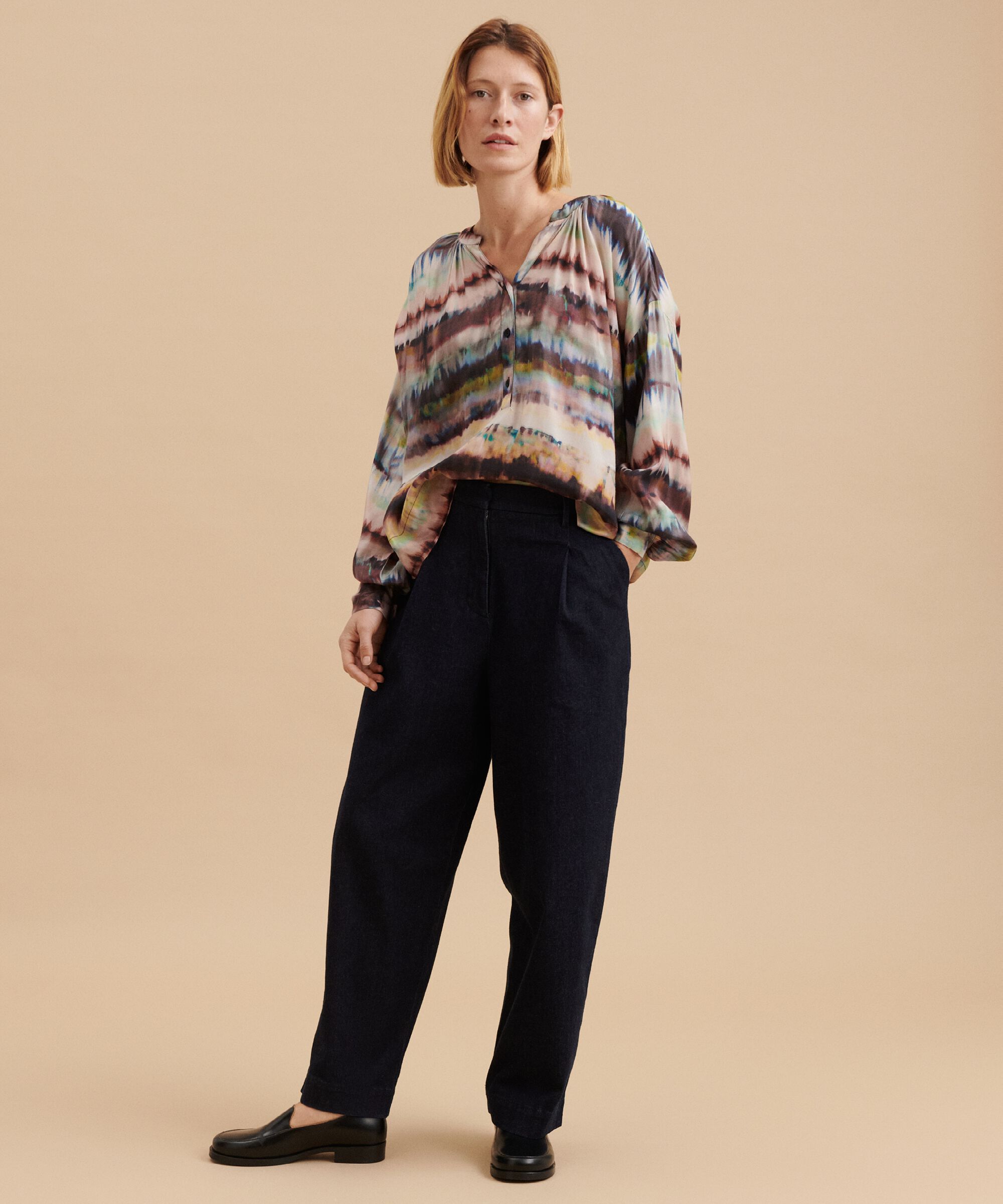 Dolma Top, Misty Rose