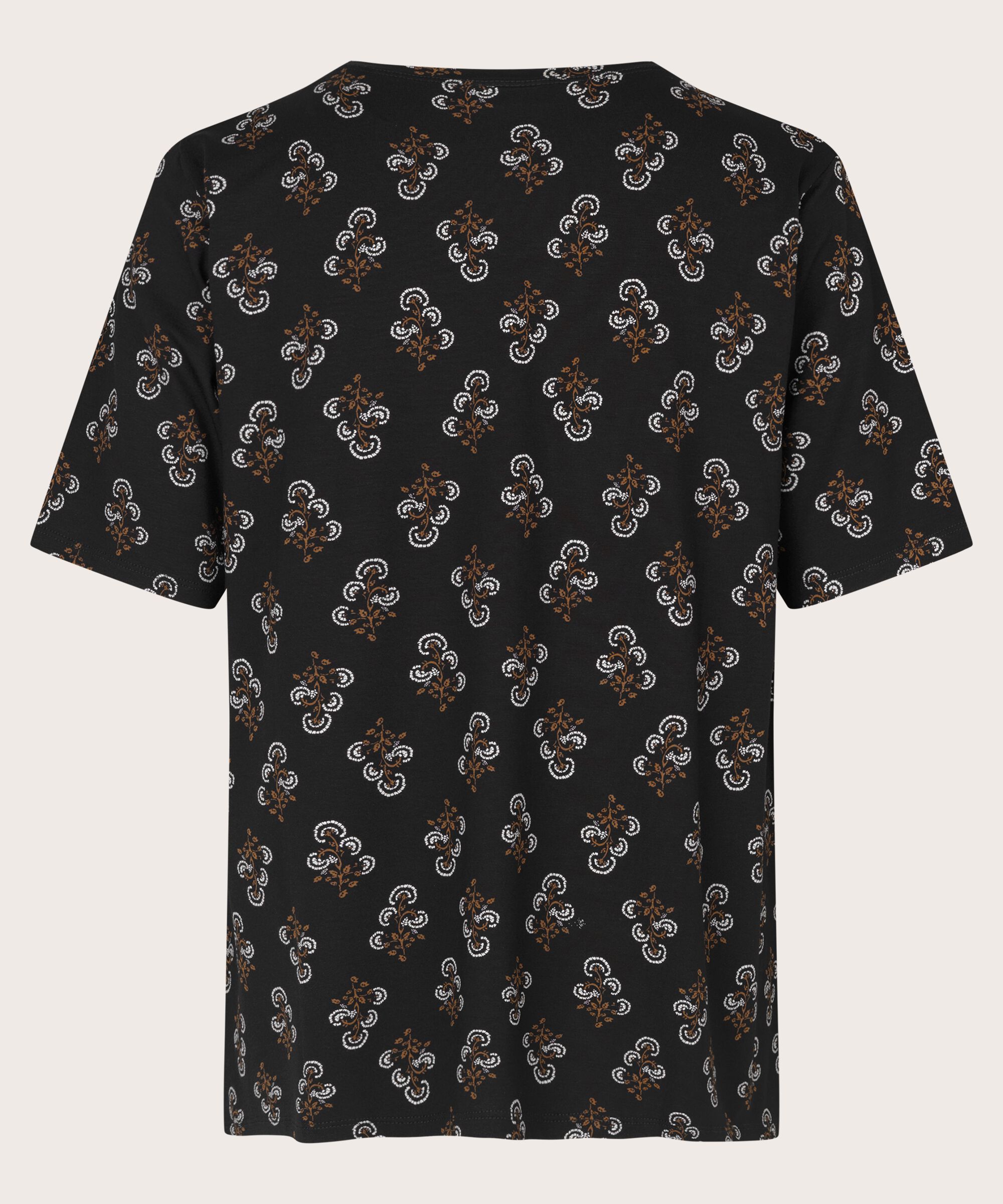 BUTTA JERSEY TOP, Bronze Brown
