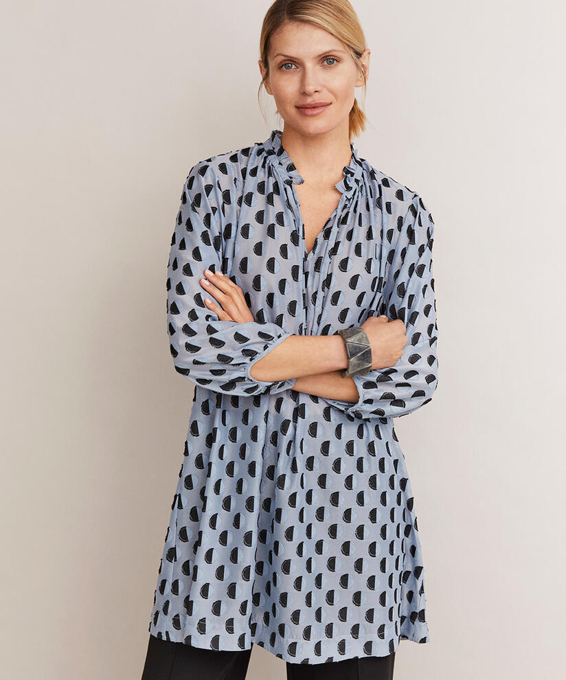 GIVA TUNIKA, Faded Denim