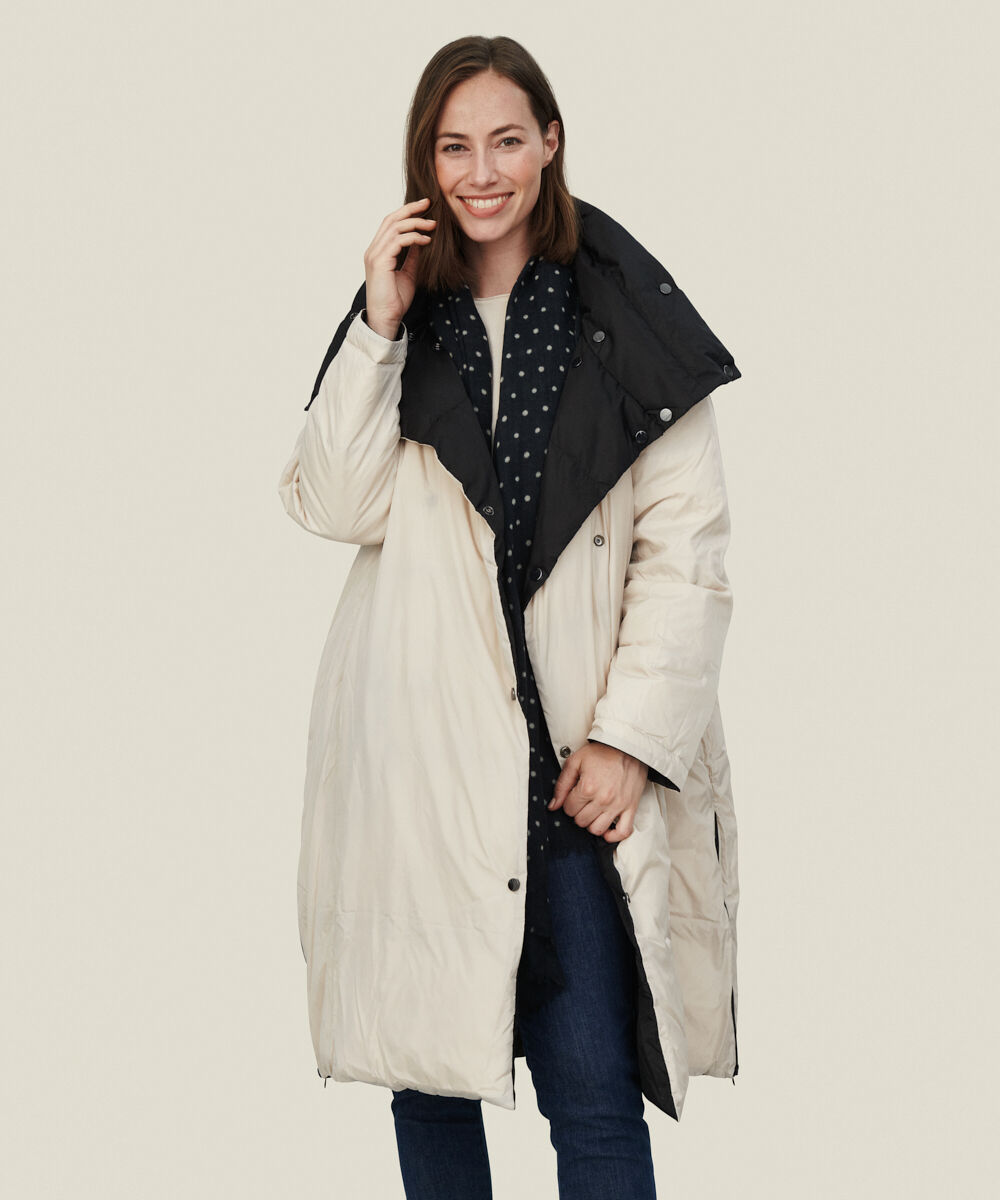 TUSNA DUNFRAKKE, Black/Pumice