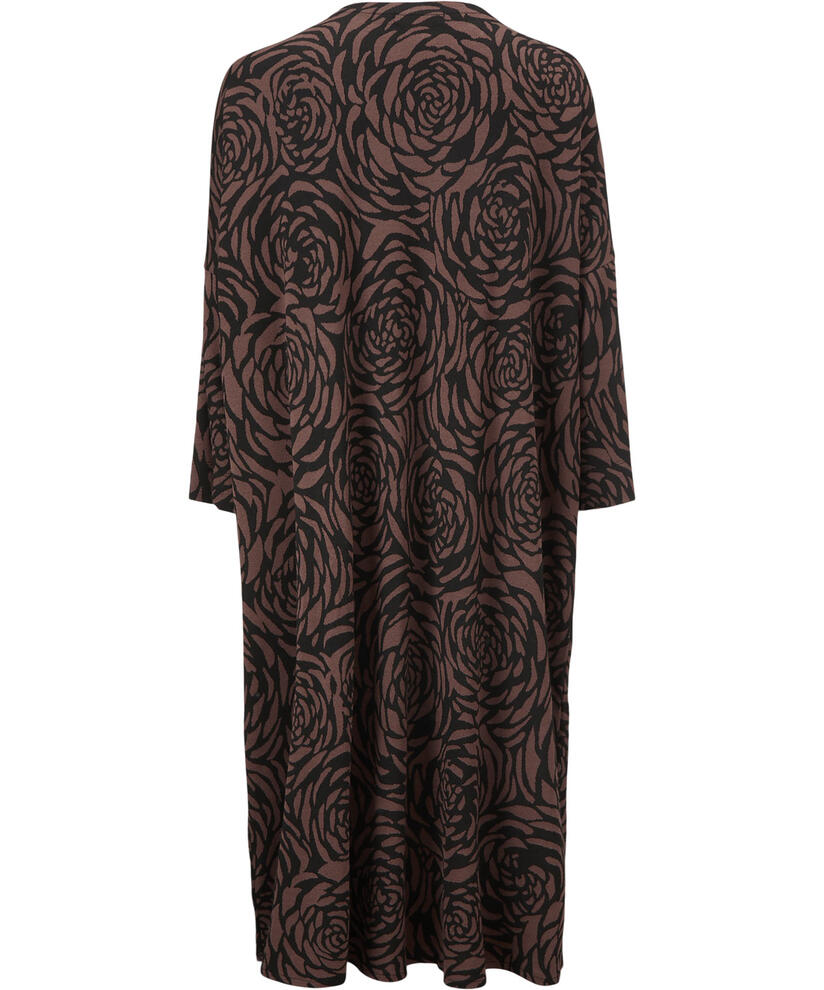 NETTI JERSEY KJOLE, Chestnut