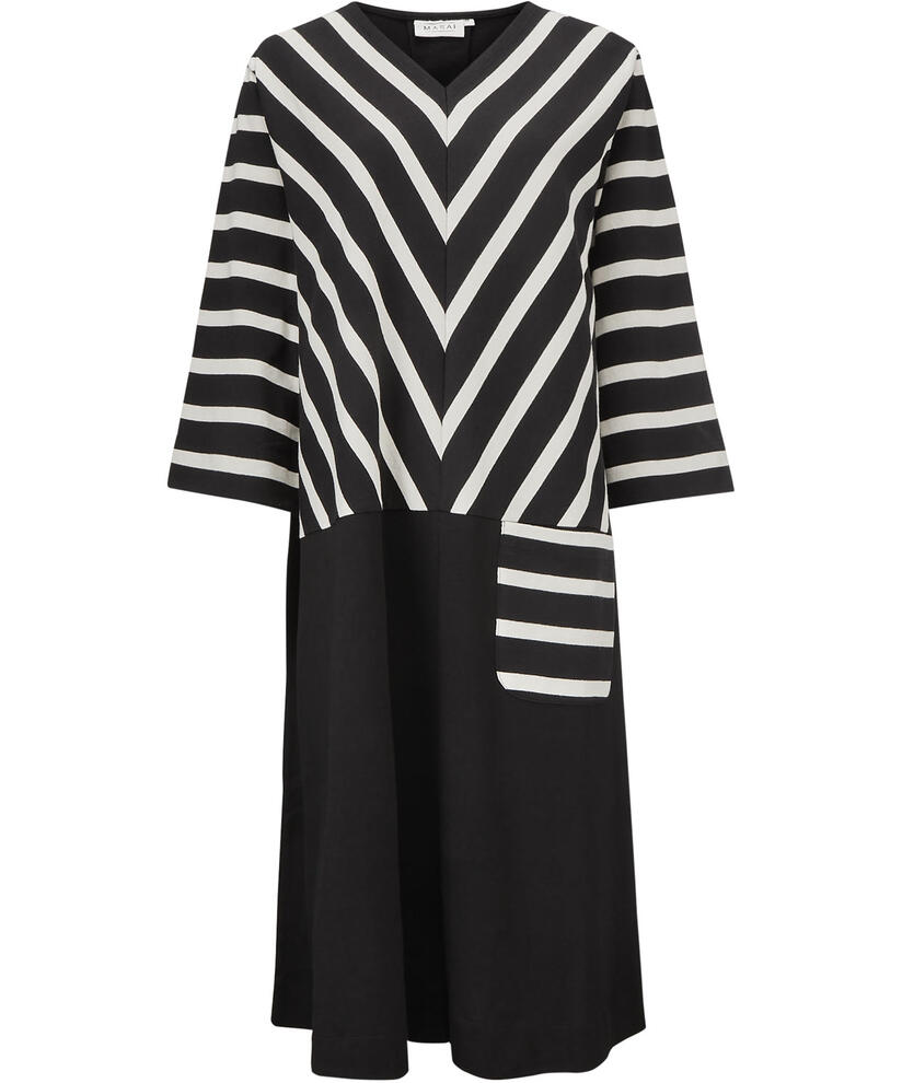 NELENA JERSEY KJOLE, Black