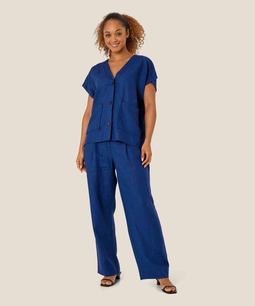 Idoro Skjorte, Navy Peony