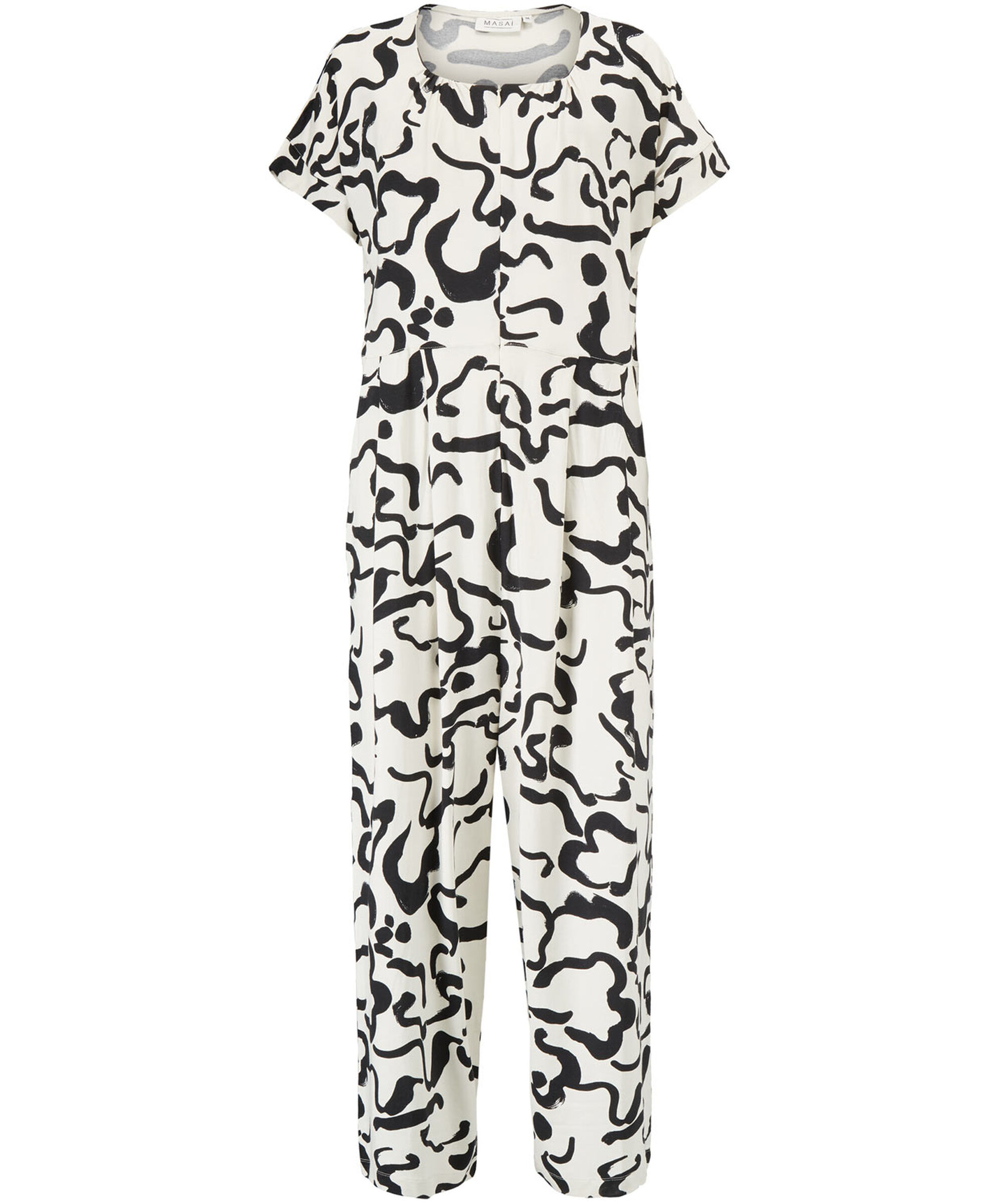 NETTA JERSEY JUMPSUIT, Black