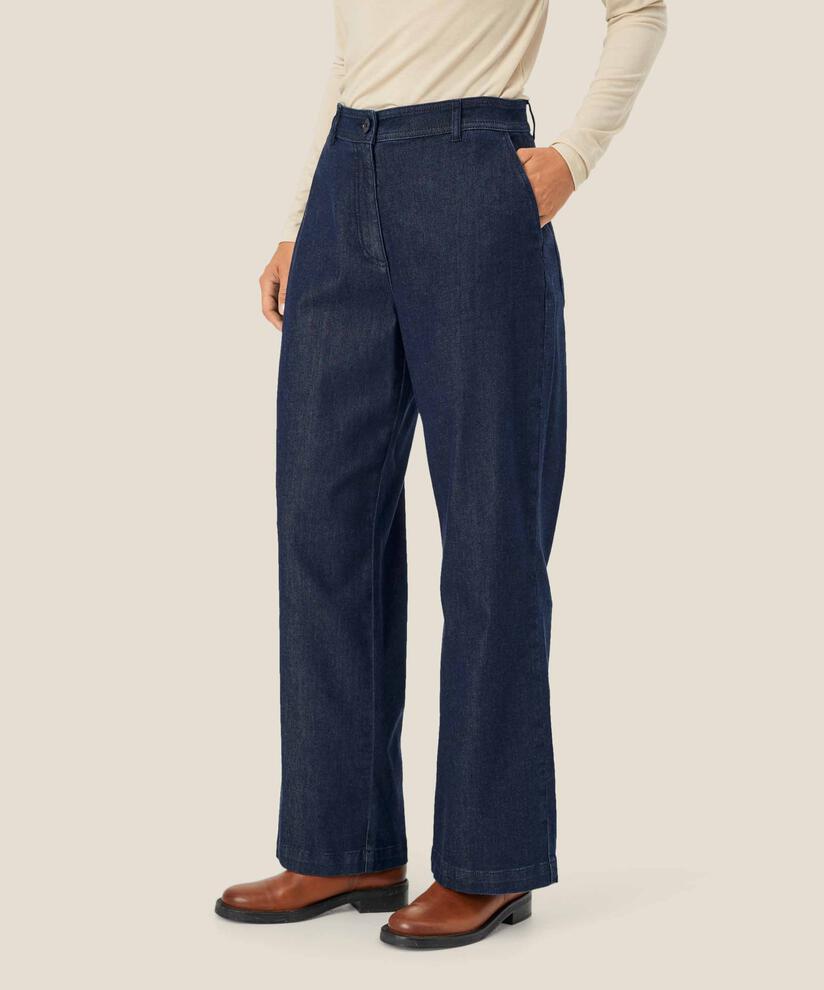 Ponita Denim Bukser, Dark Denim
