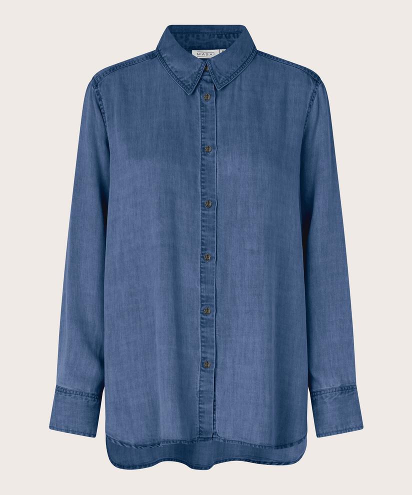 Ishana Denim Skjorte, Washed denim
