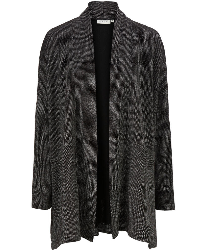 JOETTE JERSEY CARDIGAN, Black, hi-res