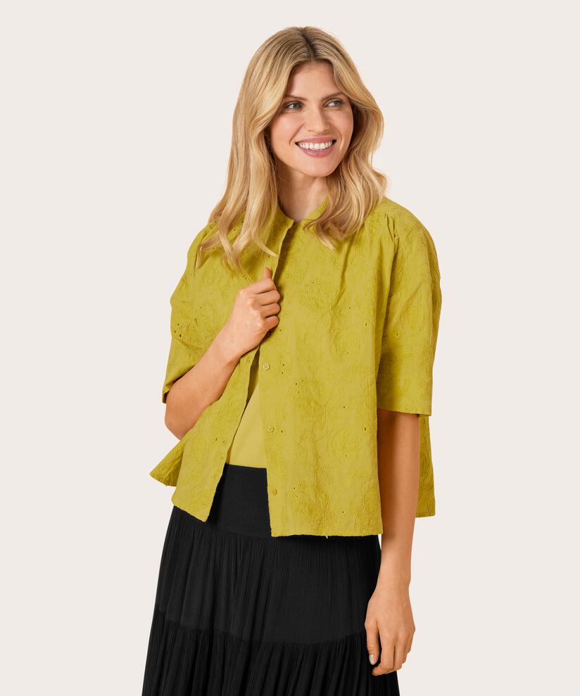 IRMA SKJORTE, Celery, hi-res